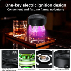 Electric Cocktail Smoking Device with Wood Set