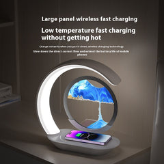 Wireless Sand Painting LED Night Light With Charger