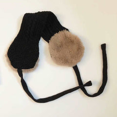 Korean Plush Lace-Up Cute Girl Earmuffs