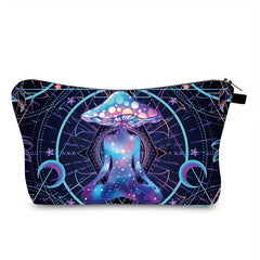 Waterproof Fashion Mushroom Cosmetic Bag for Travel