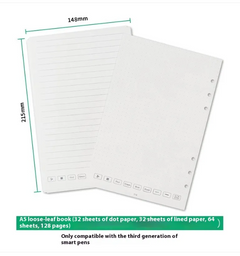 Loose Leaf Spiral Notebook Paper