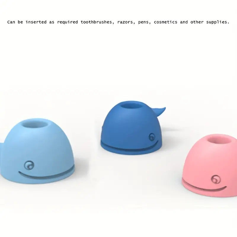 Cute Whale Desktop Toothbrush Holder and Pen Holder