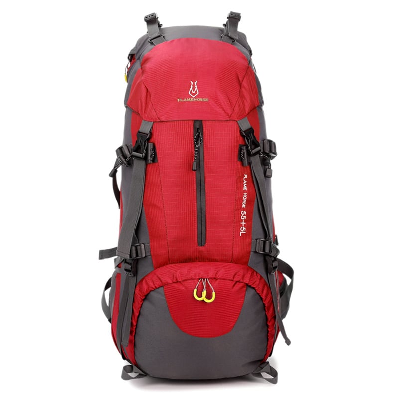 60L Large Capacity Nylon Travel Backpack