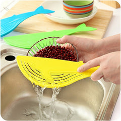 Whale-Shaped Kitchen Strainer Rack 30x7.7cm