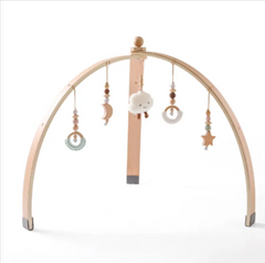 Wooden Baby Fitness Play Gym