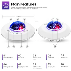 White Noise Baby Night Light