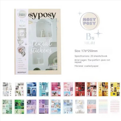 Cartoon Sticker Book – Magazine Style