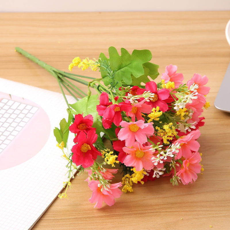 28-Head Faux Flower Decorative Arrangement for Home