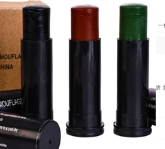 3pcs Camouflage Oil Paint for Military Training Makeup