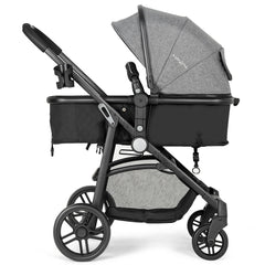 2-in-1 Foldable Pushchair Newborn Infant Baby Stroller