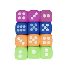 8cm Rounded Corner EVA Dice for Kids Education Toy