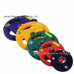 JS-DB0015 Color Rubber-Coated Weight Plates for Barbells