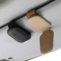 PU Leather Sunglasses Clip