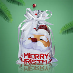 Simple Drawstring Christmas Gift Bag Set