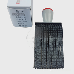 Multi-Use Rotary Stamp with Adjustable Dates and Symbols