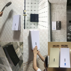 Wall-Mounted Soap Dispenser for Liquid Soap and Shower Gel