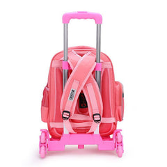 Aluminum Alloy Folding Backpack Trolley with Wheels