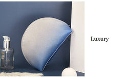 Waterproof Shell Makeup Pouch in Gradient Blue Color