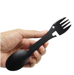 Stainless Steel Folding Spoon and Fork for Camping