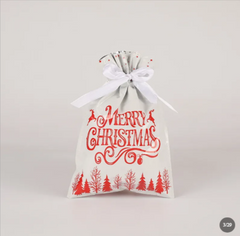 Christmas Drawstring Gift Bags