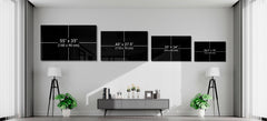 Sepia Kanji Martial Arts Master Glass Wall Art
