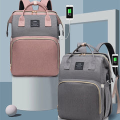 Multifunctional Baby Crib Diaper Backpack