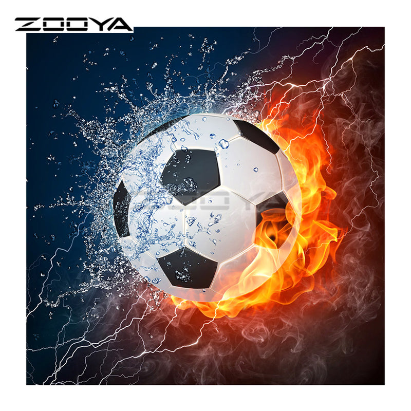 DIY Diamond Painting - Soccer Theme