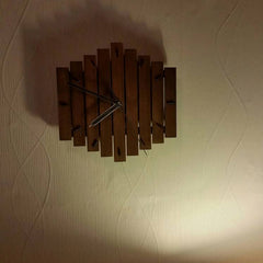 Rustic European Style Wooden Wall Clock