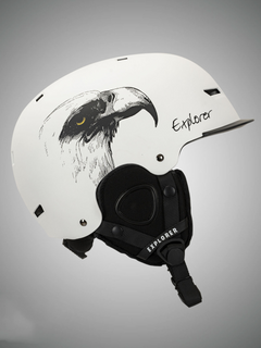 Integrated Snow Goggles with Crash Helmet for Adults