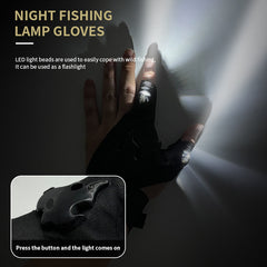 LED Light Fishing Gloves