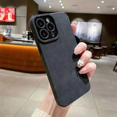 Korean Suede Shockproof iPhone Case