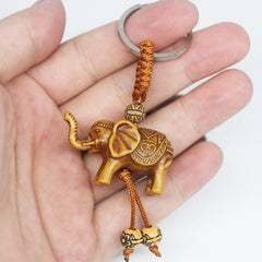 3D Elephant Keychain Resin Pendant for Vendors