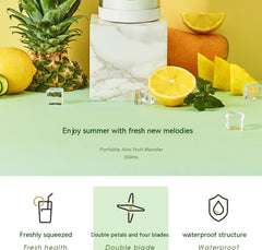 USB Magnetic Mini Portable Juicer Cup