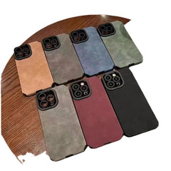 Korean Suede Shockproof iPhone Case