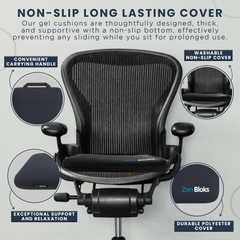 XL Gel Seat Cushion for Office Chair Car Truck Gaming Chairs