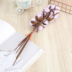 Wholesale Colorful Cotton Dried Flowers Christmas Bouquet Decor